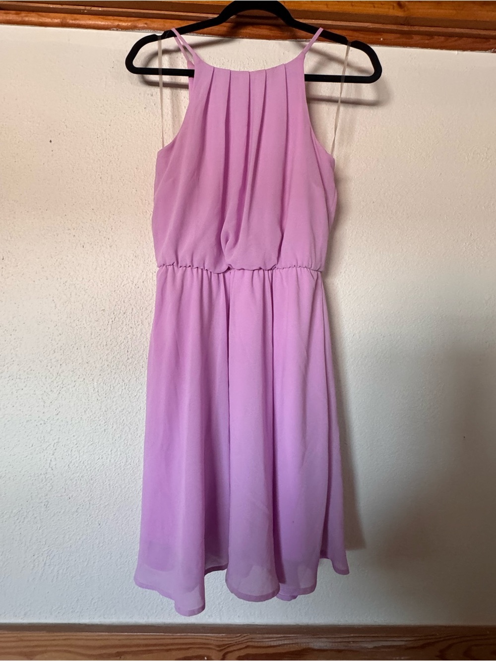 Blue Rain Lavender Halter Midi Dress